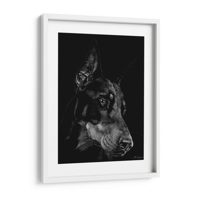 Scratchboard Canino Iii - Julie T. Chapman | Cuadro decorativo de Canvas Lab