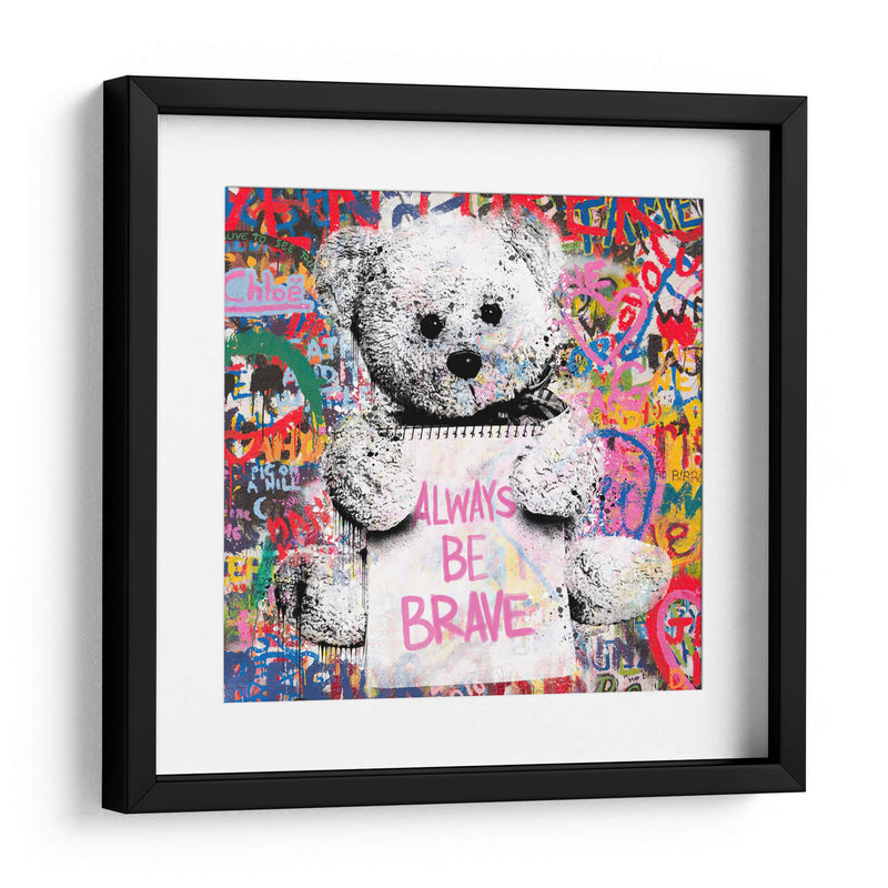 Teddy Bear Brave - David Aste | Cuadro decorativo de Canvas Lab