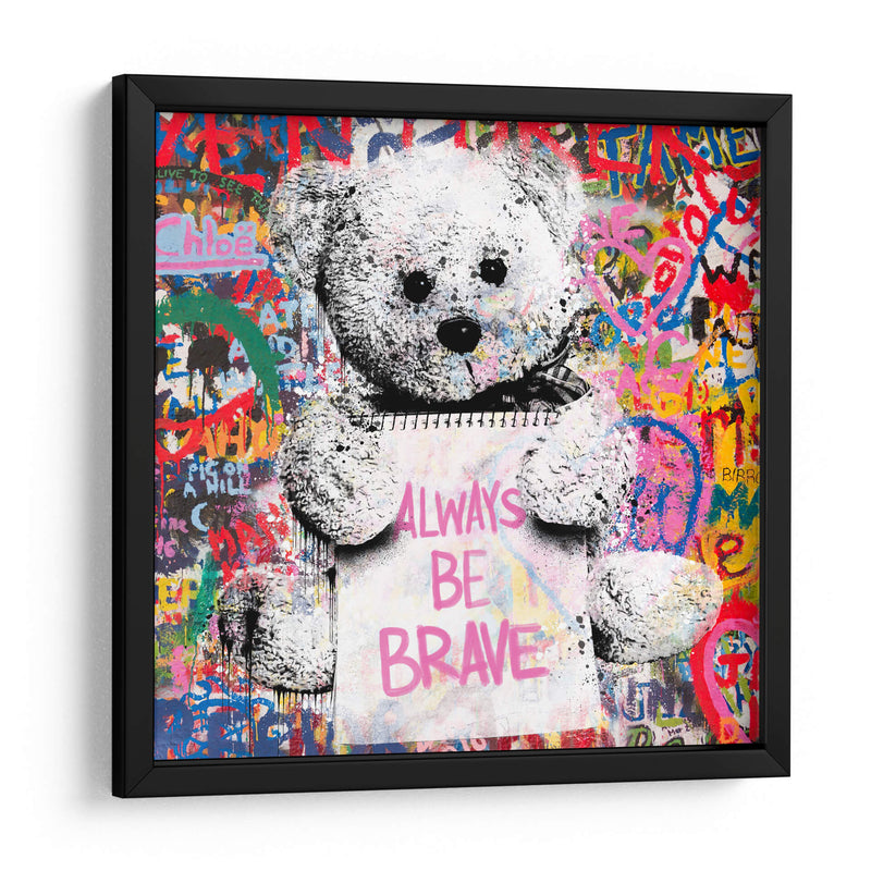 Teddy Bear Brave - David Aste | Cuadro decorativo de Canvas Lab