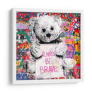 Teddy Bear Brave - David Aste | Cuadro decorativo de Canvas Lab