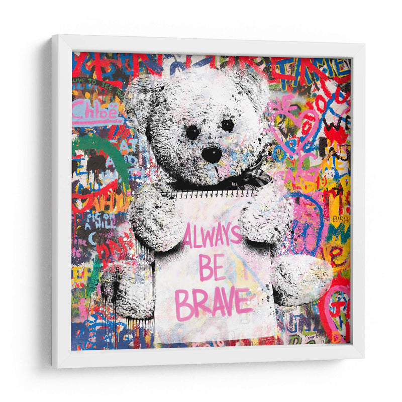 Teddy Bear Brave - David Aste | Cuadro decorativo de Canvas Lab
