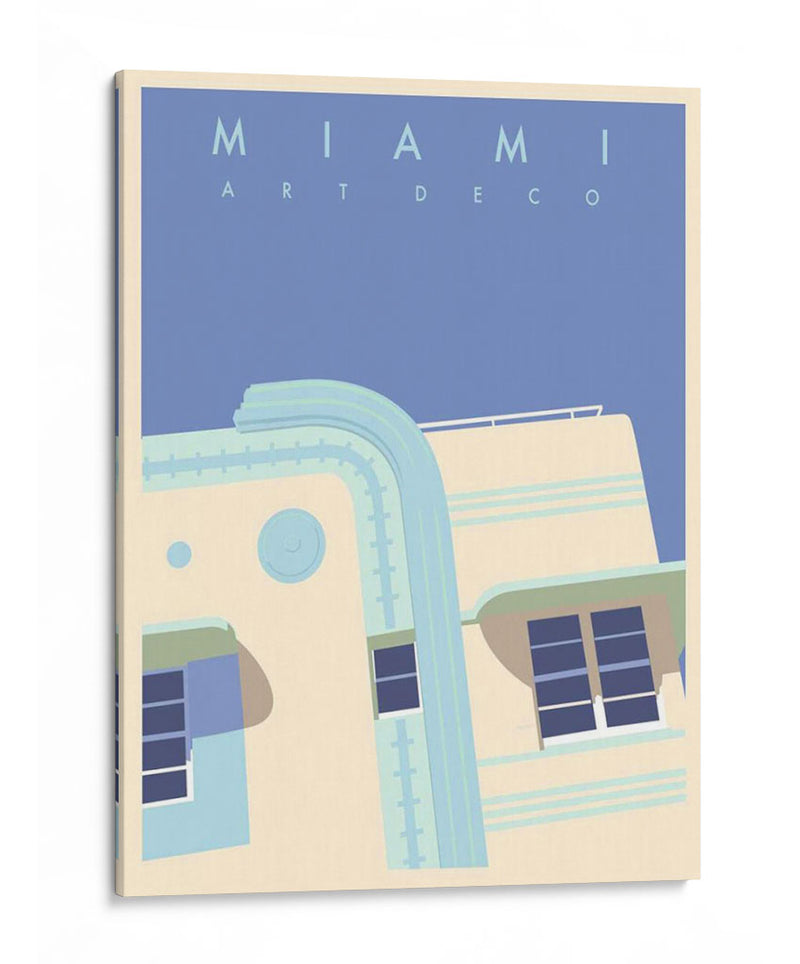 Art Deco-Miami - Richard Weiss | Cuadro decorativo de Canvas Lab