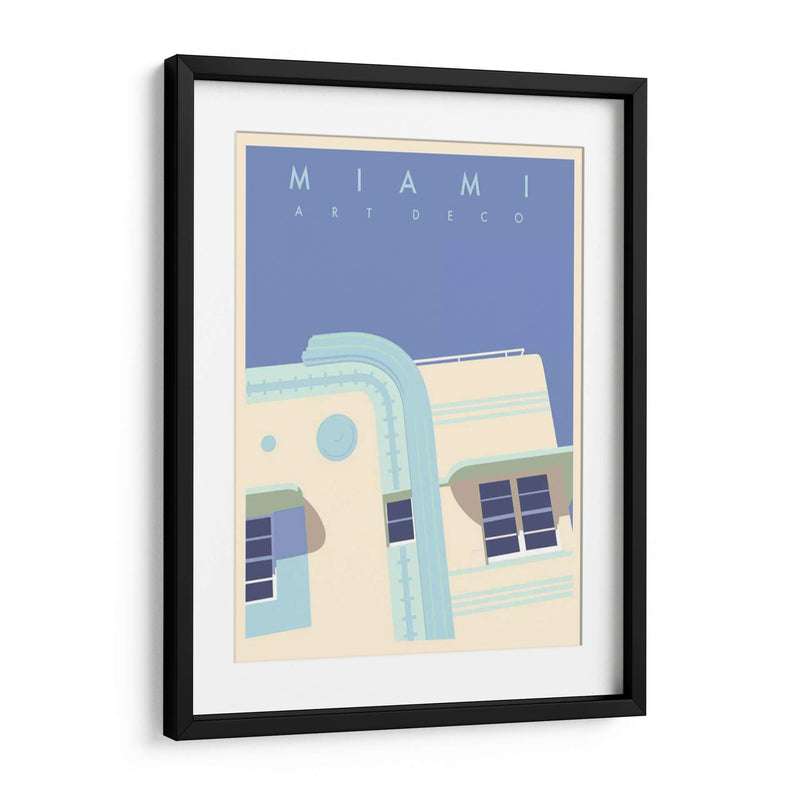 Art Deco-Miami - Richard Weiss | Cuadro decorativo de Canvas Lab