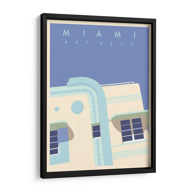 Art Deco-Miami - Richard Weiss | Cuadro decorativo de Canvas Lab