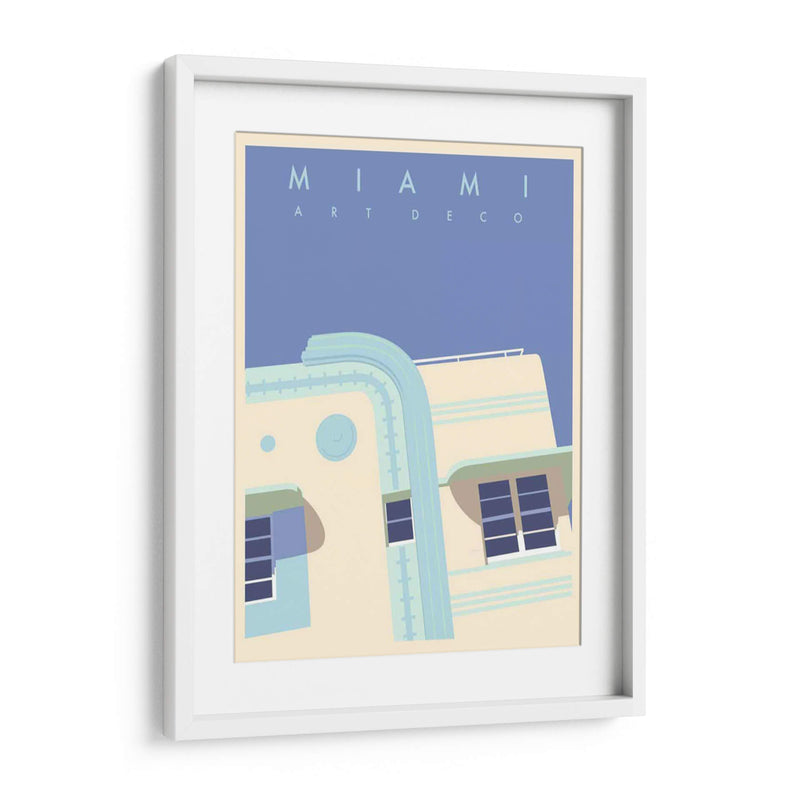 Art Deco-Miami - Richard Weiss | Cuadro decorativo de Canvas Lab