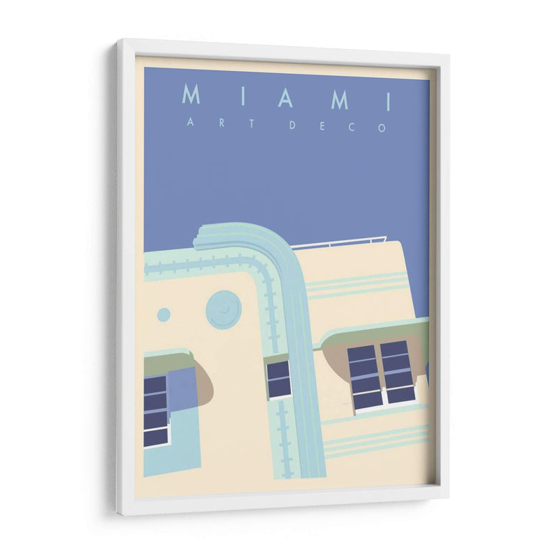 Art Deco-Miami - Richard Weiss | Cuadro decorativo de Canvas Lab