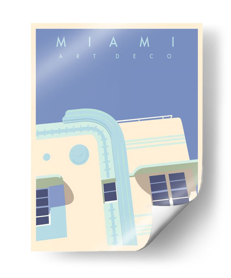 Art Deco-Miami - Richard Weiss | Cuadro decorativo de Canvas Lab