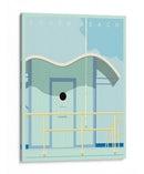 Playa Art Deco-Sur - Richard Weiss | Cuadro decorativo de Canvas Lab