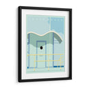 Playa Art Deco-Sur - Richard Weiss | Cuadro decorativo de Canvas Lab