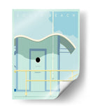 Playa Art Deco-Sur - Richard Weiss | Cuadro decorativo de Canvas Lab