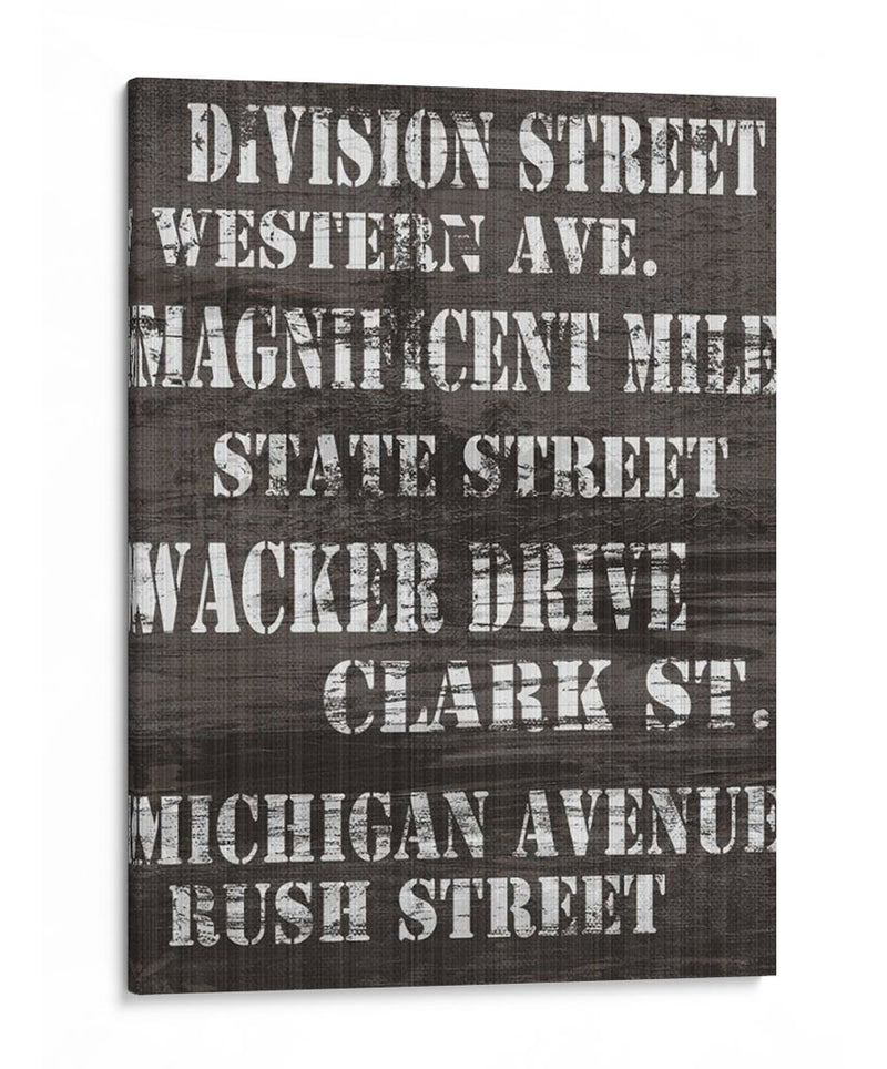 Calles De Chicago I - Andrea James | Cuadro decorativo de Canvas Lab