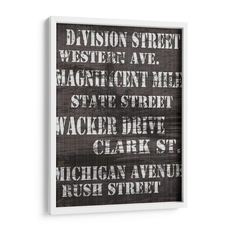 Calles De Chicago I - Andrea James | Cuadro decorativo de Canvas Lab