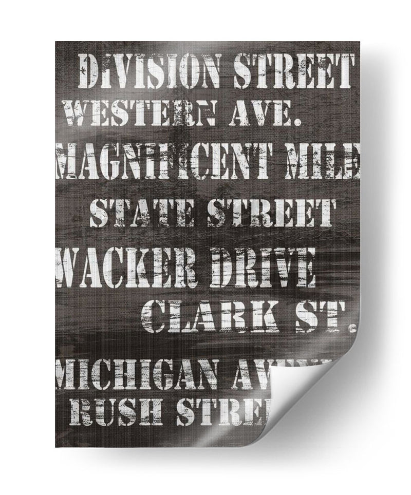 Calles De Chicago I - Andrea James | Cuadro decorativo de Canvas Lab