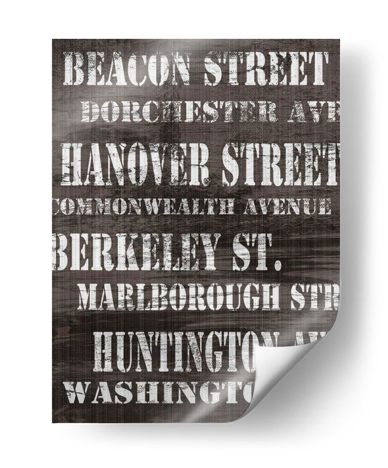 Calles De Boston Ii - Andrea James | Cuadro decorativo de Canvas Lab