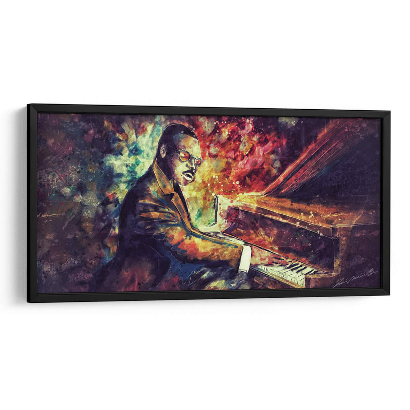 El pianista - Raúl Bermudez | Cuadro decorativo de Canvas Lab