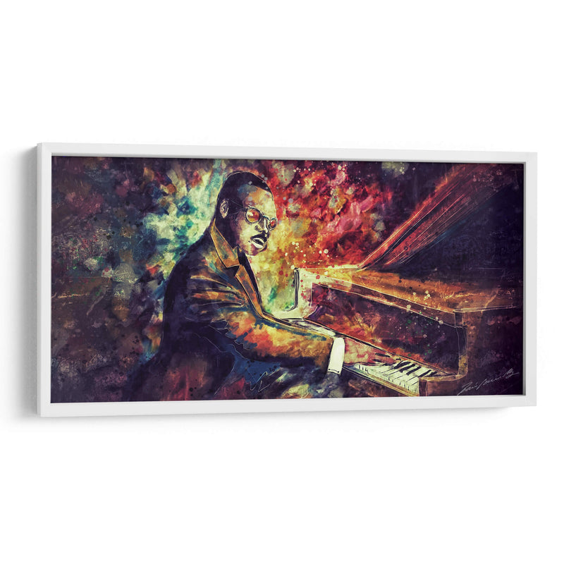 El pianista - Raúl Bermudez | Cuadro decorativo de Canvas Lab
