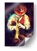 El Trompetista - Raúl Bermudez | Cuadro decorativo de Canvas Lab