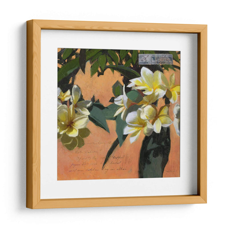 Plumeria Y Franqueo I - Rick Novak | Cuadro decorativo de Canvas Lab