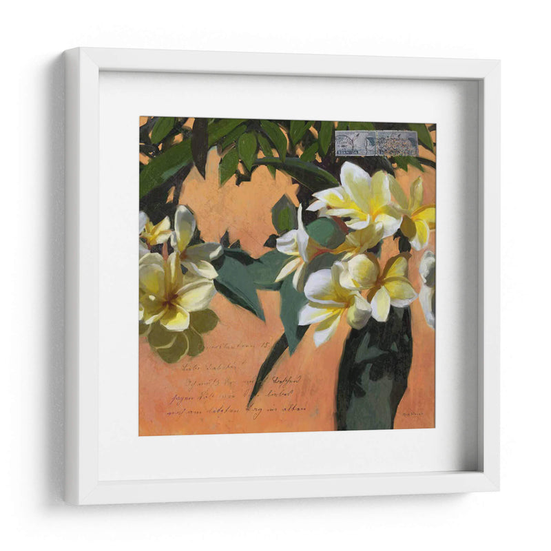 Plumeria Y Franqueo I - Rick Novak | Cuadro decorativo de Canvas Lab