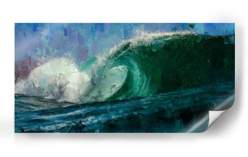 La Ola  - Raúl Bermudez | Cuadro decorativo de Canvas Lab