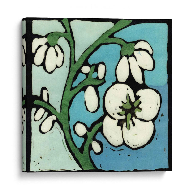 Teal Batik Botanical Ii - Andrea Davis | Cuadro decorativo de Canvas Lab