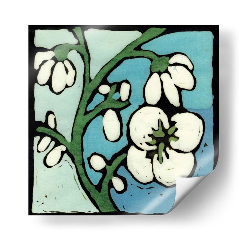 Teal Batik Botanical Ii - Andrea Davis | Cuadro decorativo de Canvas Lab