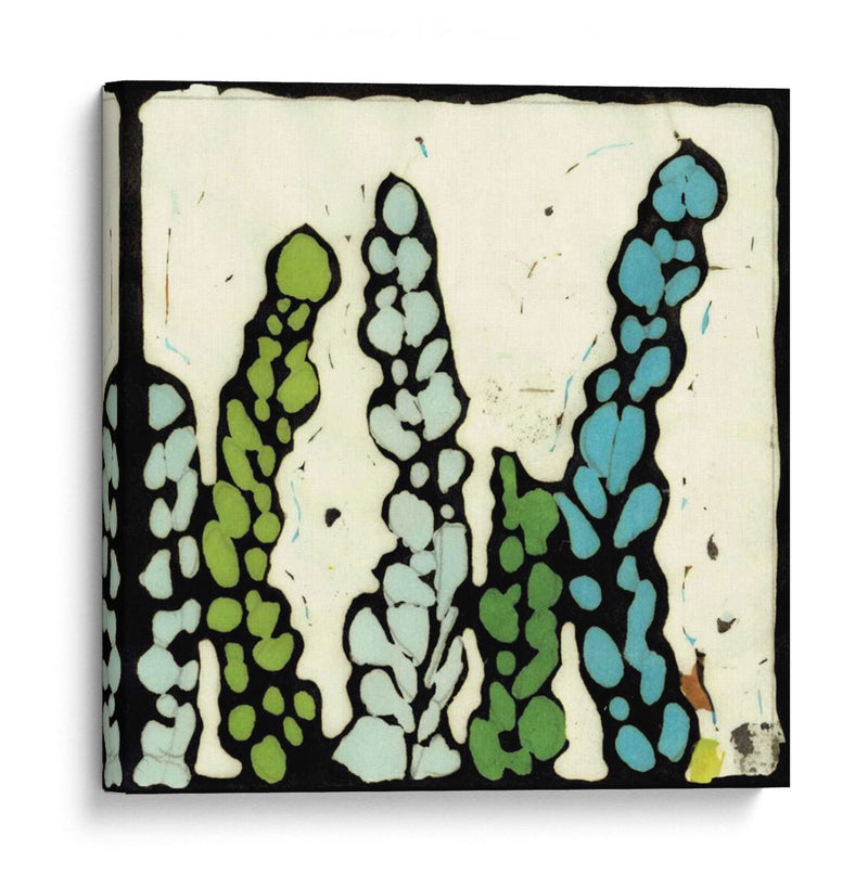 Teal Batik Botanical Iii - Andrea Davis | Cuadro decorativo de Canvas Lab