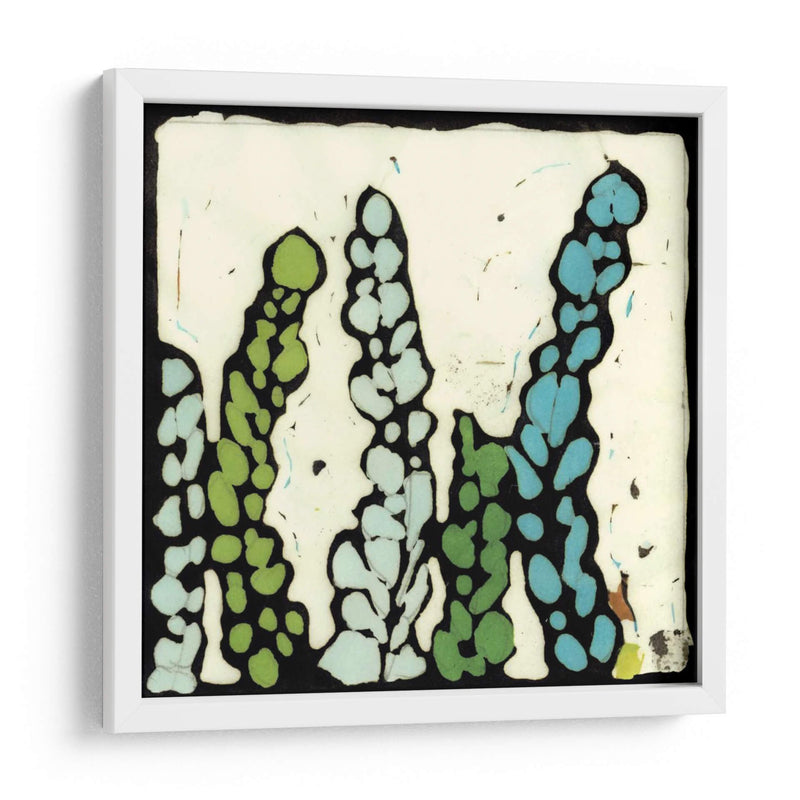 Teal Batik Botanical Iii - Andrea Davis | Cuadro decorativo de Canvas Lab