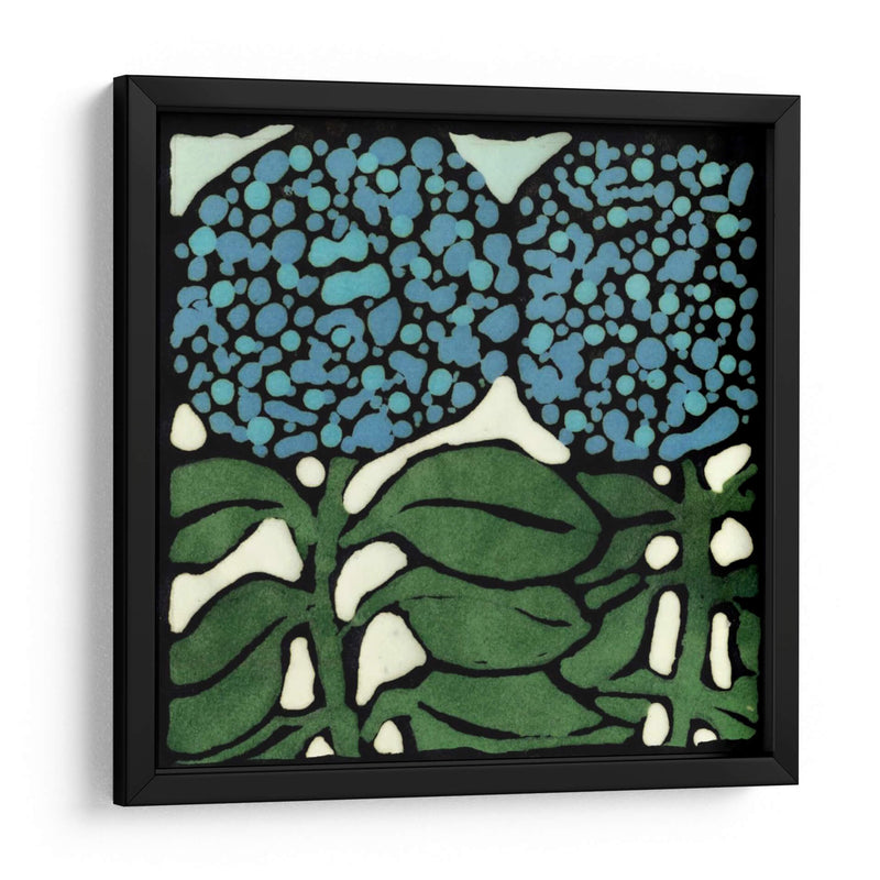 Teal Batik Botanical V - Andrea Davis | Cuadro decorativo de Canvas Lab