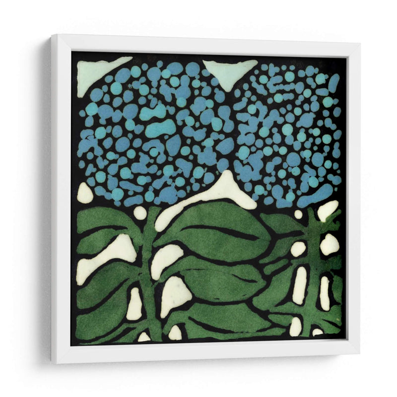 Teal Batik Botanical V - Andrea Davis | Cuadro decorativo de Canvas Lab