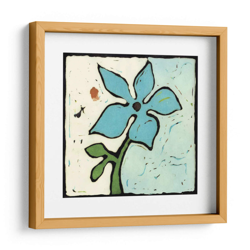 Teal Batik Botanical Vi - Andrea Davis | Cuadro decorativo de Canvas Lab