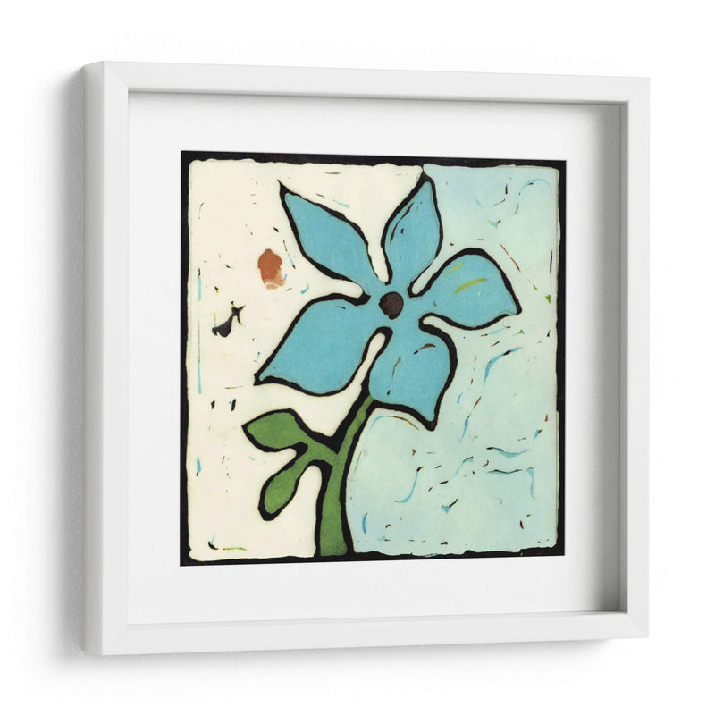 Teal Batik Botanical Vi - Andrea Davis | Cuadro decorativo de Canvas Lab