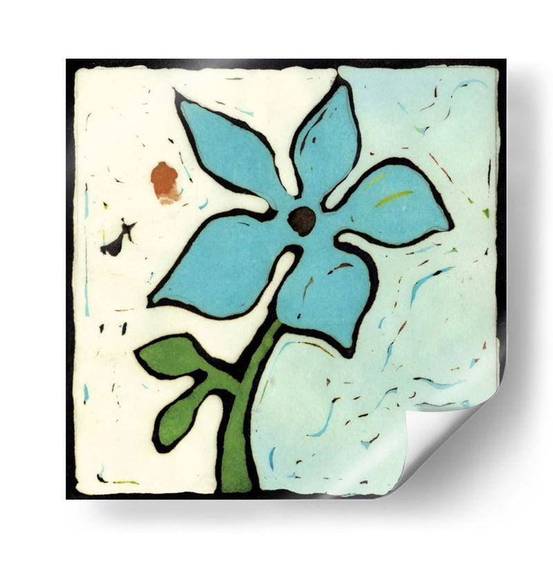 Teal Batik Botanical Vi - Andrea Davis | Cuadro decorativo de Canvas Lab