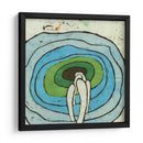 Aqua Batik Botanical I - Andrea Davis | Cuadro decorativo de Canvas Lab