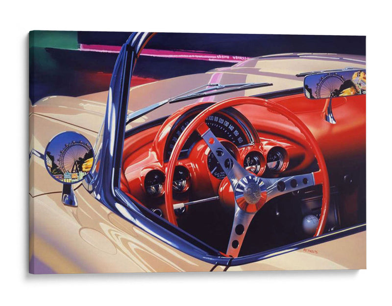 58 Corvette - Graham Reynolds | Cuadro decorativo de Canvas Lab