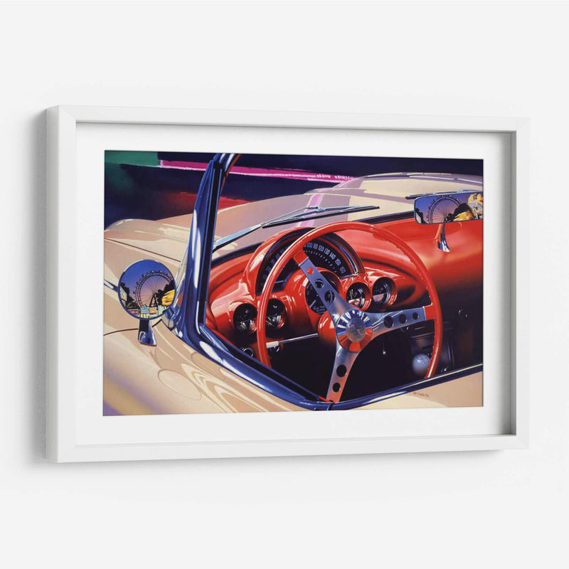 58 Corvette - Graham Reynolds | Cuadro decorativo de Canvas Lab