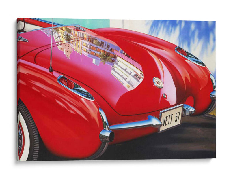 57 Corvette - Graham Reynolds | Cuadro decorativo de Canvas Lab