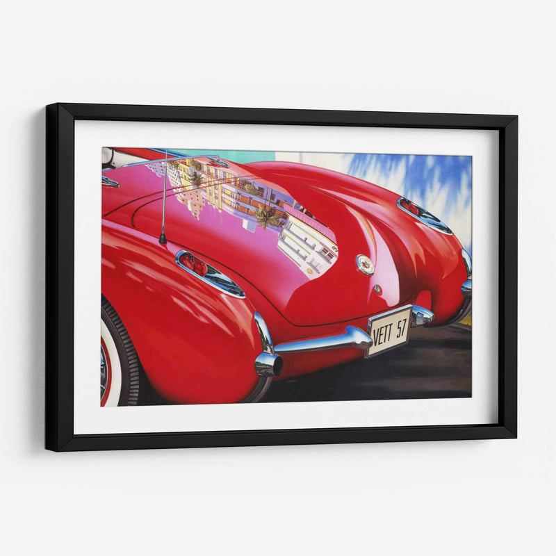 57 Corvette - Graham Reynolds | Cuadro decorativo de Canvas Lab