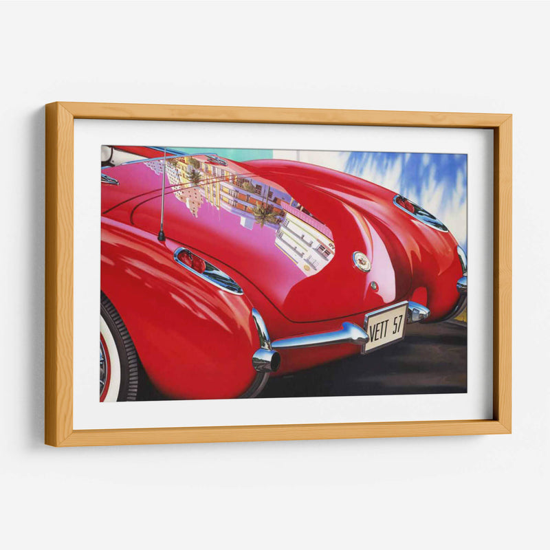 57 Corvette - Graham Reynolds | Cuadro decorativo de Canvas Lab