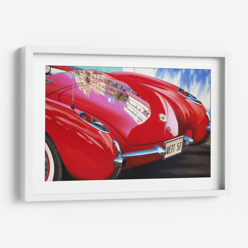 57 Corvette - Graham Reynolds | Cuadro decorativo de Canvas Lab