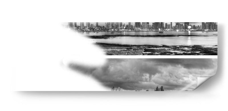 Skyscape City Panorama De 2-Up - Nish Nalbandian | Cuadro decorativo de Canvas Lab