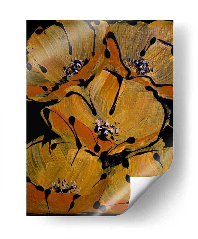 Papaver jaune - David Ríos | Cuadro decorativo de Canvas Lab