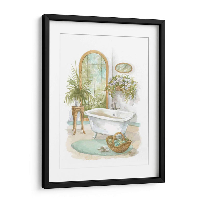 Baño De Acuarela En Spa Ii - Jerianne Van Dijk | Cuadro decorativo de Canvas Lab