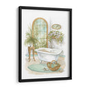 Baño De Acuarela En Spa Ii - Jerianne Van Dijk | Cuadro decorativo de Canvas Lab