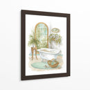 Baño De Acuarela En Spa Ii - Jerianne Van Dijk | Cuadro decorativo de Canvas Lab