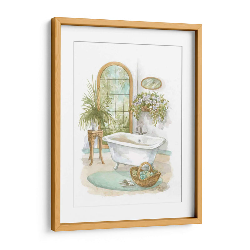 Baño De Acuarela En Spa Ii - Jerianne Van Dijk | Cuadro decorativo de Canvas Lab