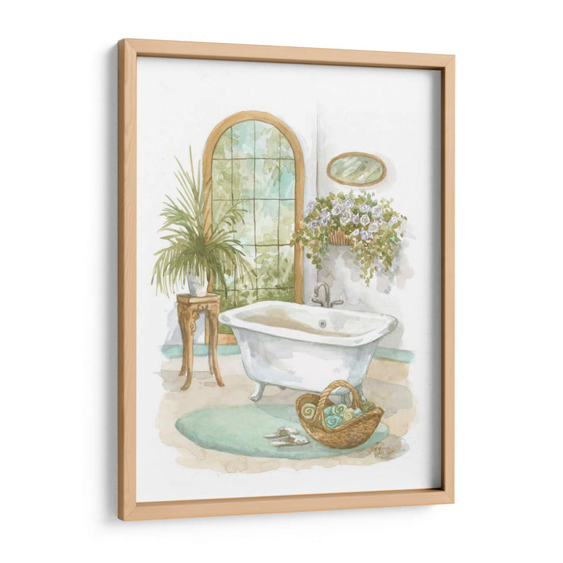 Baño De Acuarela En Spa Ii - Jerianne Van Dijk | Cuadro decorativo de Canvas Lab