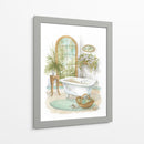 Baño De Acuarela En Spa Ii - Jerianne Van Dijk | Cuadro decorativo de Canvas Lab