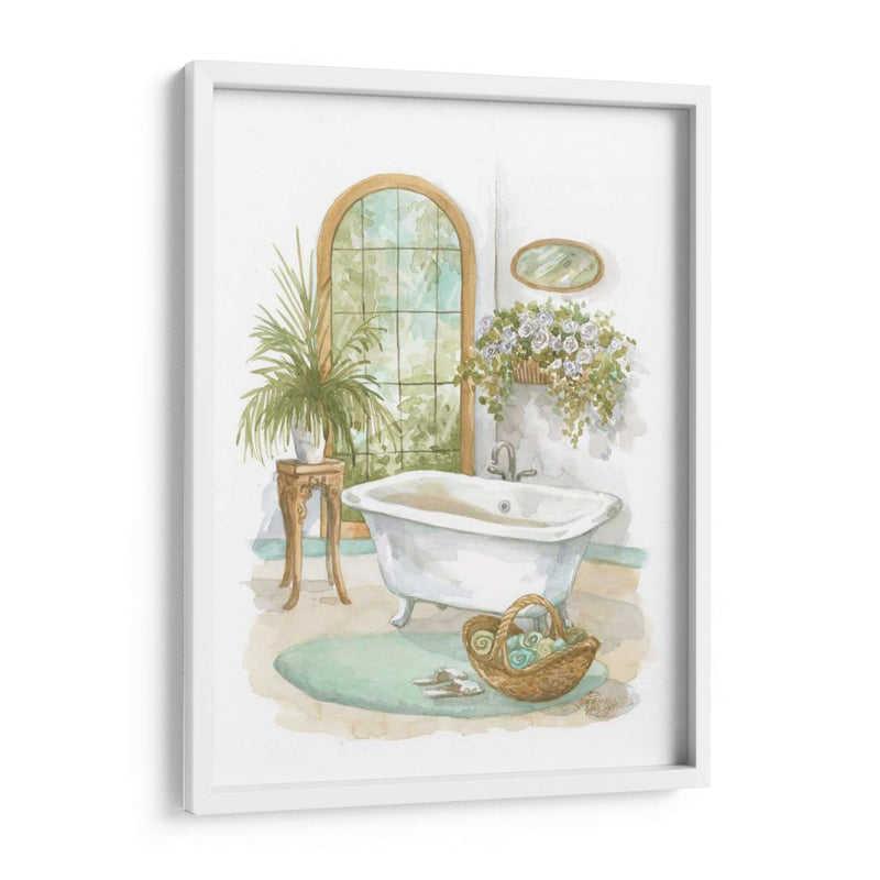 Baño De Acuarela En Spa Ii - Jerianne Van Dijk | Cuadro decorativo de Canvas Lab