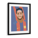 Ronaldinho - Eduardo Hernández | Cuadro decorativo de Canvas Lab
